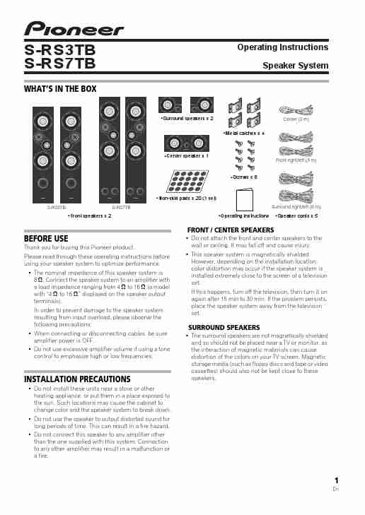 Pioneer Speaker System S-RS3TB-page_pdf